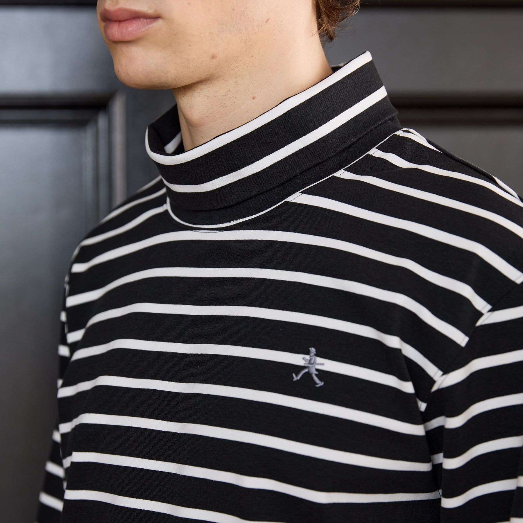TAKEO KIKUCHI「【BOWLER HAT LABEL】オフタートル プルオーバージャージ」|Tシャツ・カットソー|