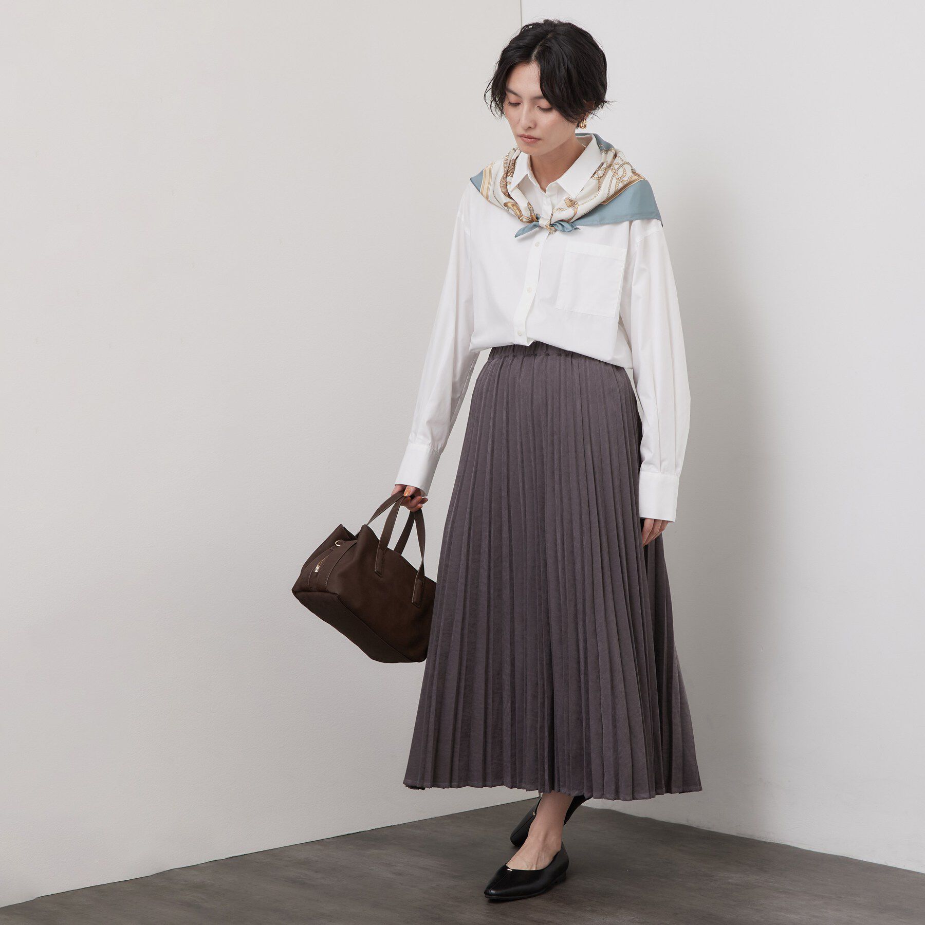 OPAQUE.CLIP「ベーシックレギュラーシャツ／ストライプアソート【洗濯機OK】」|シャツ・ブラウス|