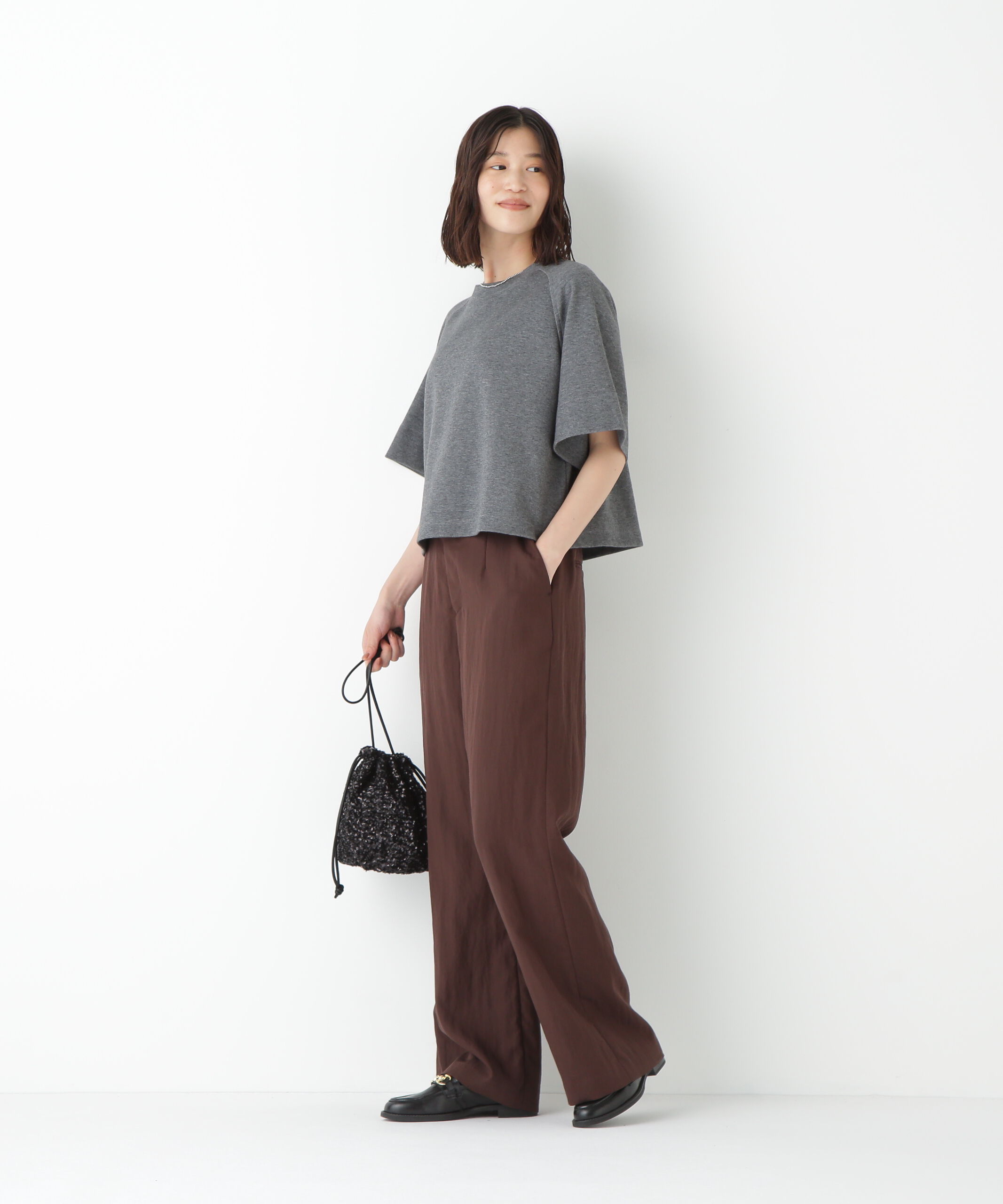  「◆ダンボールラグランスリーブプルオーバー」|Tシャツ・カットソー|