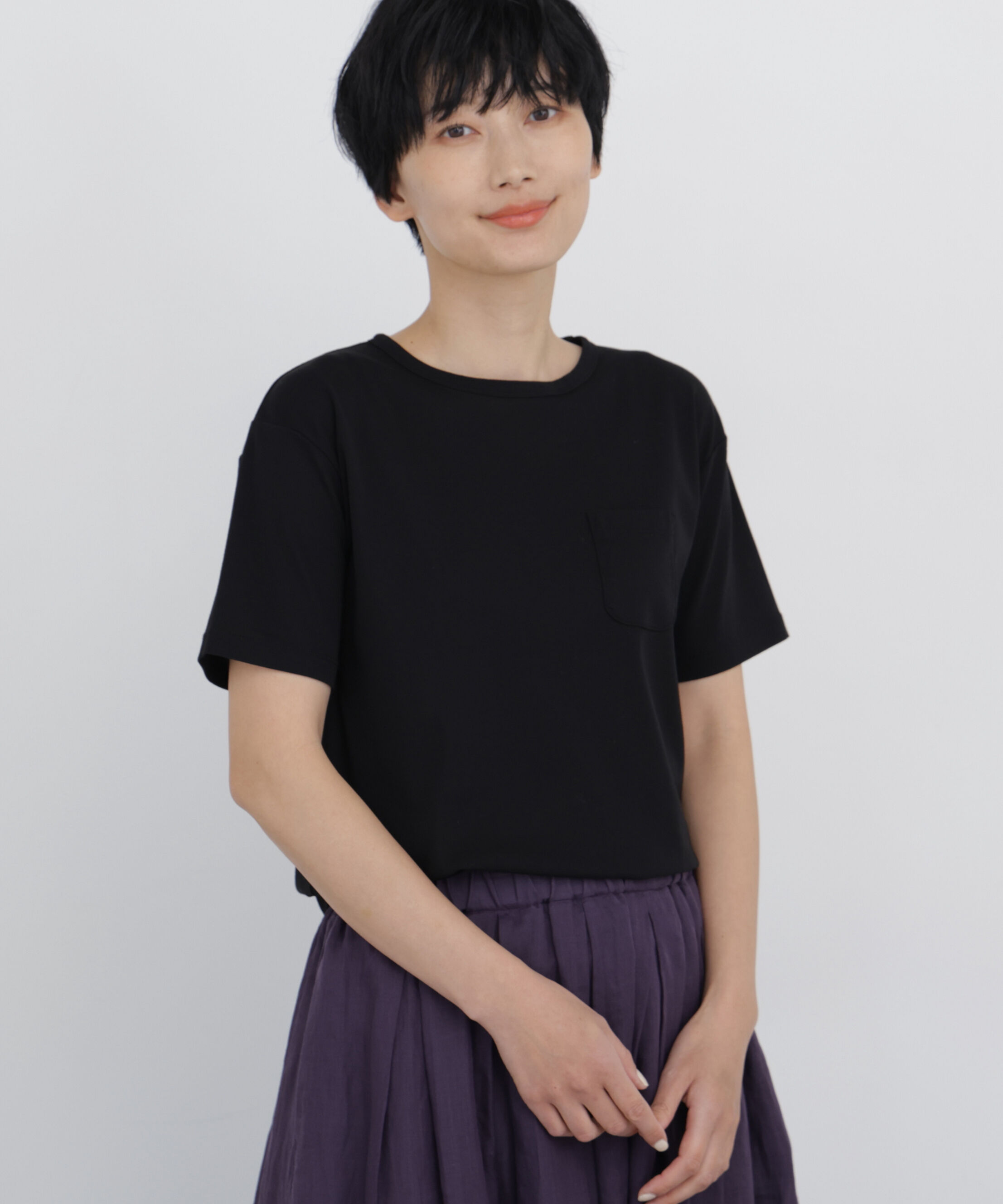  「◆《清涼素材 / 接触冷感 / 吸水速乾》 コンパクトポケットＴシャツ」|Tシャツ・カットソー|