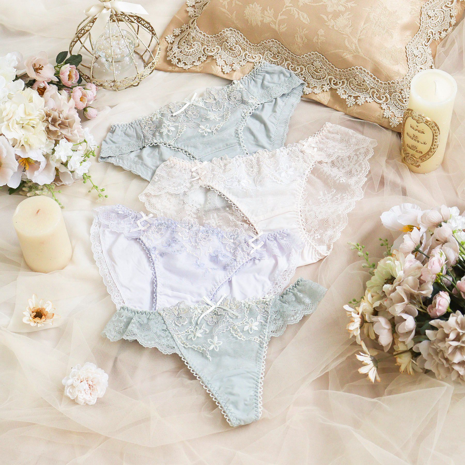 Risa Magli「セーヌ レースショーツ」|インナー|