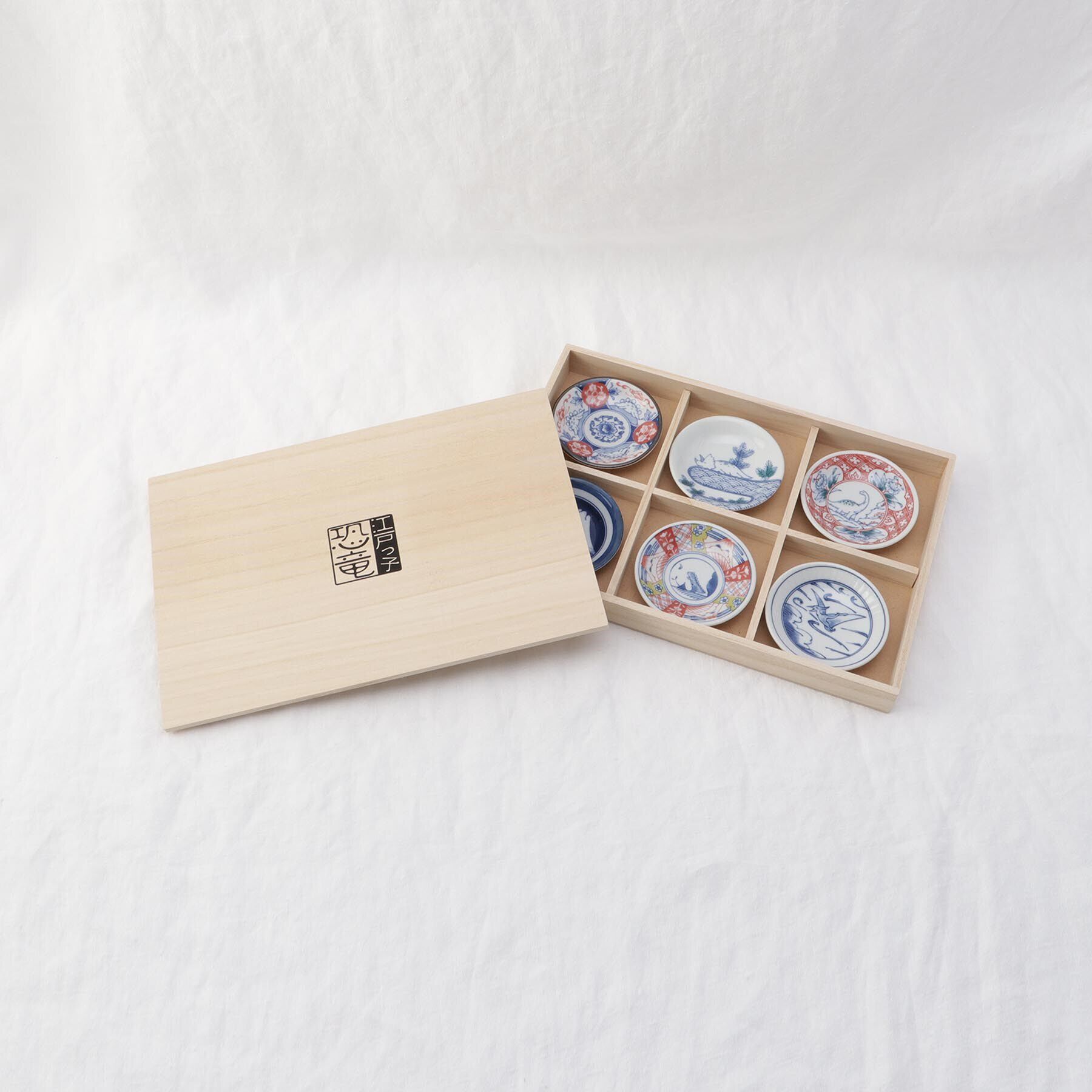 212 KITCHEN STORE「六客まめ皿揃 ＜江戸っ子恐竜 ＞」|食器・キッチングッズ|
