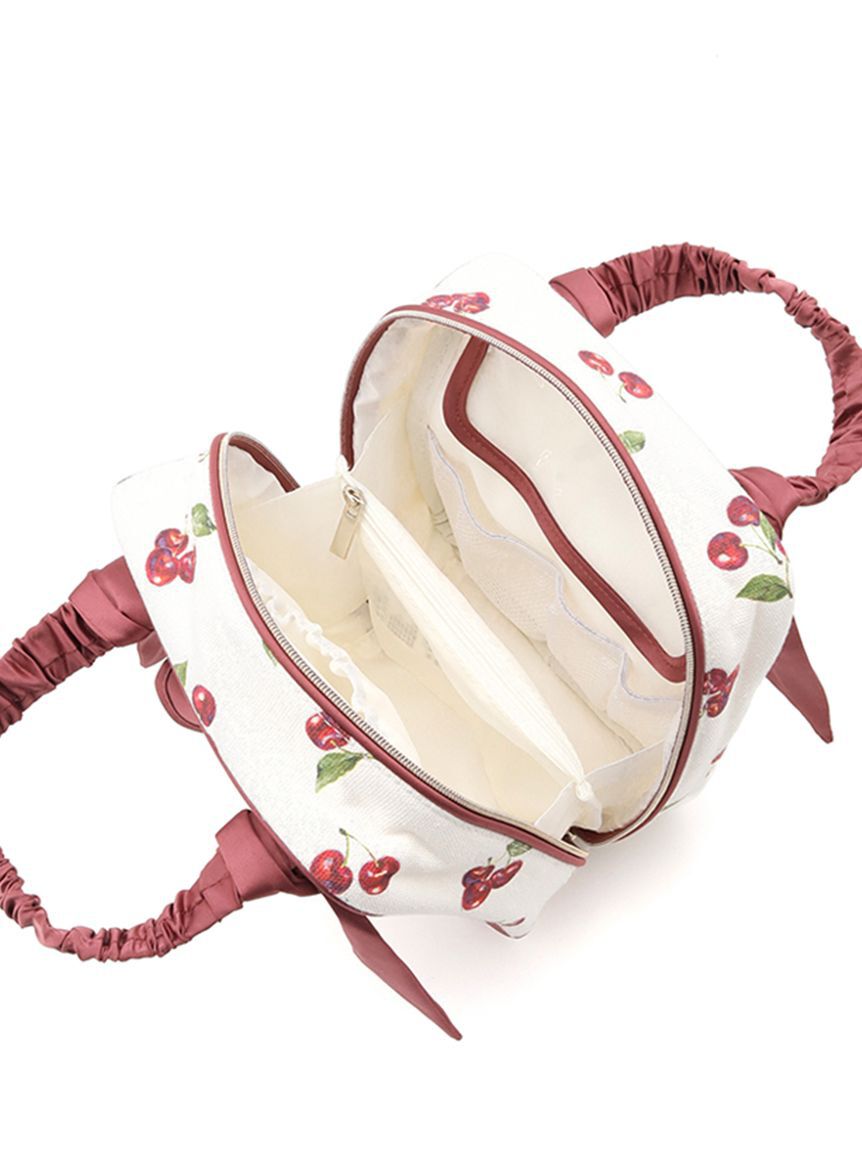 SNIDEL HOME「キャンバストラベルポーチ（CHERRY）」|ポーチ|