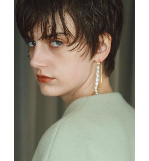 ELENDEEK「2WAY HOOP PEARL PIERCE」|ピアス|