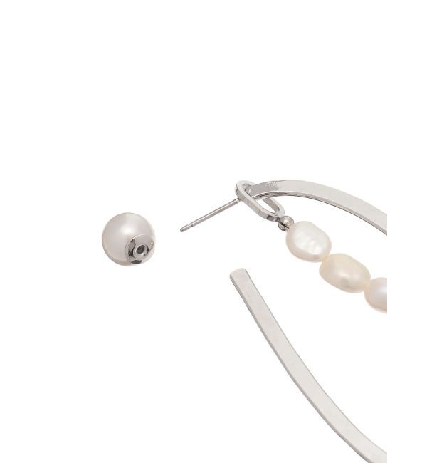 ELENDEEK「2WAY HOOP PEARL PIERCE」|ピアス|