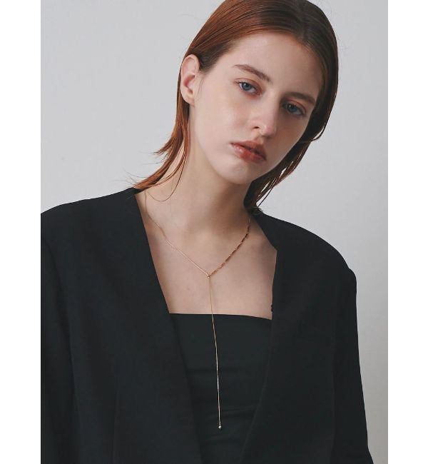 ELENDEEK「DESIGN CHAIN SLIDER NECKLACE」|ネックレス|