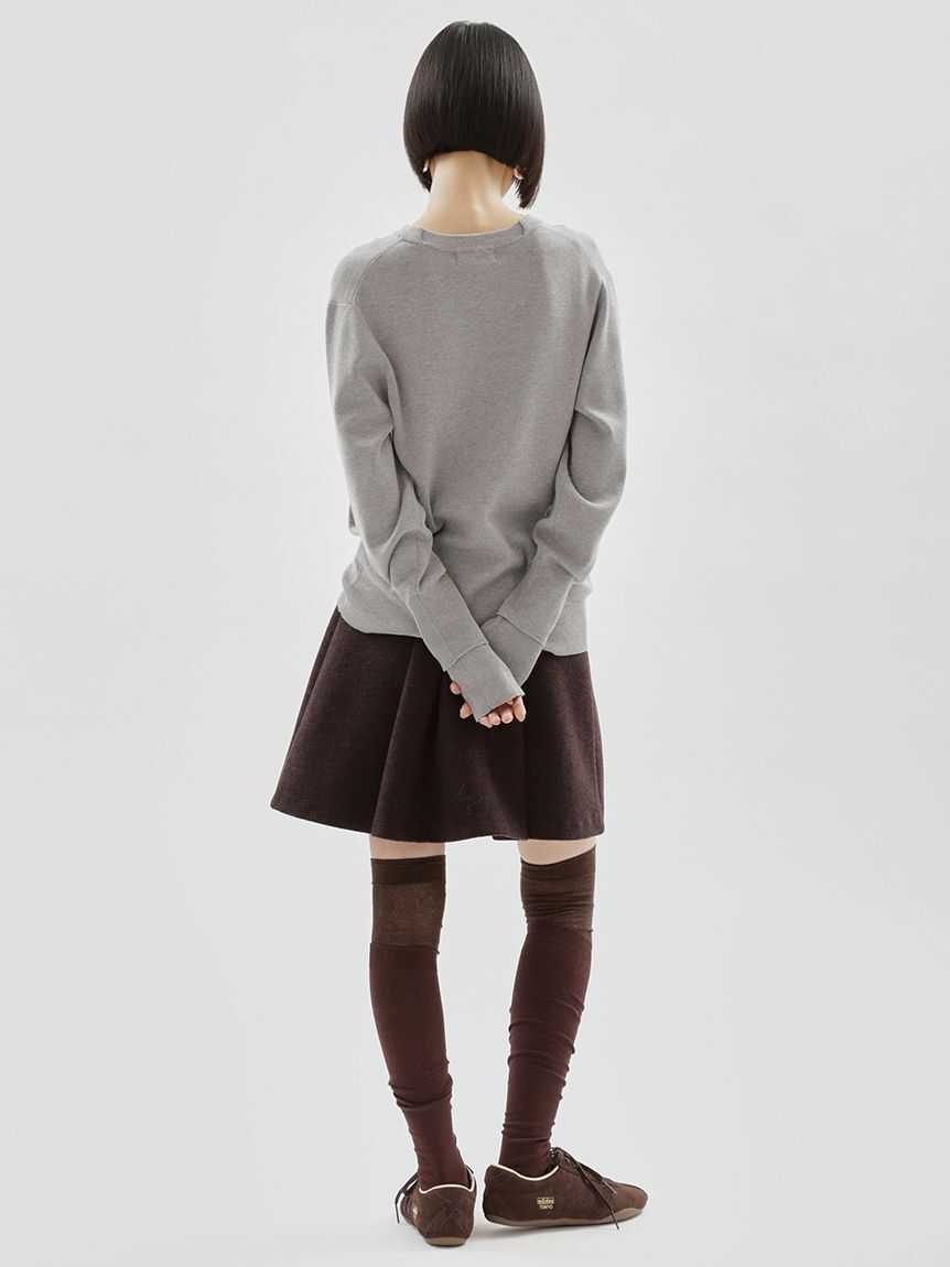 emmi atelier「【ONLINE限定カラーあり】emmiロゴクルーネックプルオーバー」|ニット・セーター|