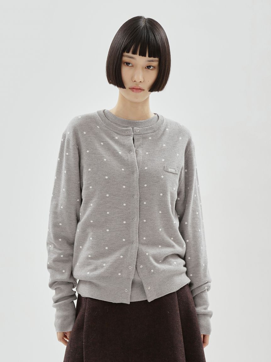 emmi atelier「【ONLINE限定カラーあり】emmiロゴクルーネックプルオーバー」|ニット・セーター|