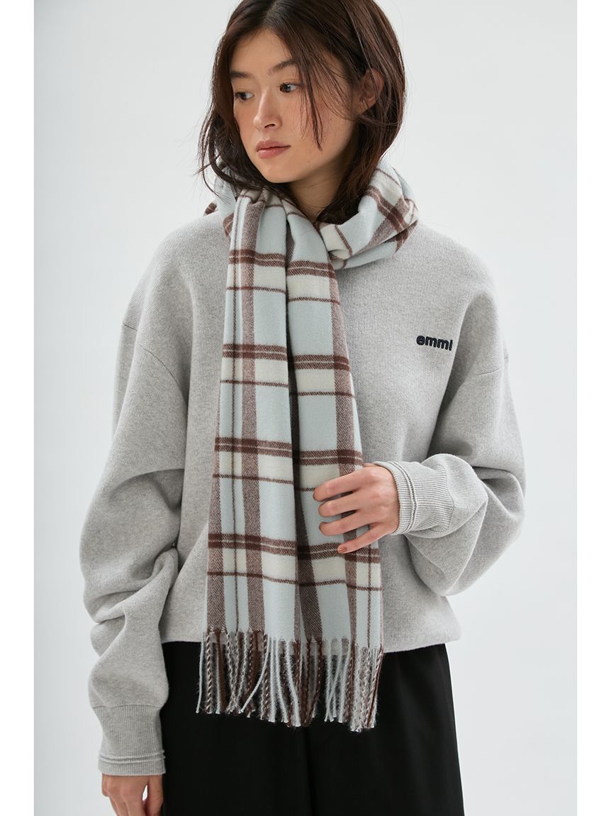 emmi atelier「【ONLINE限定カラーあり】emmiロゴスウェットライクニット」|ニット・セーター|