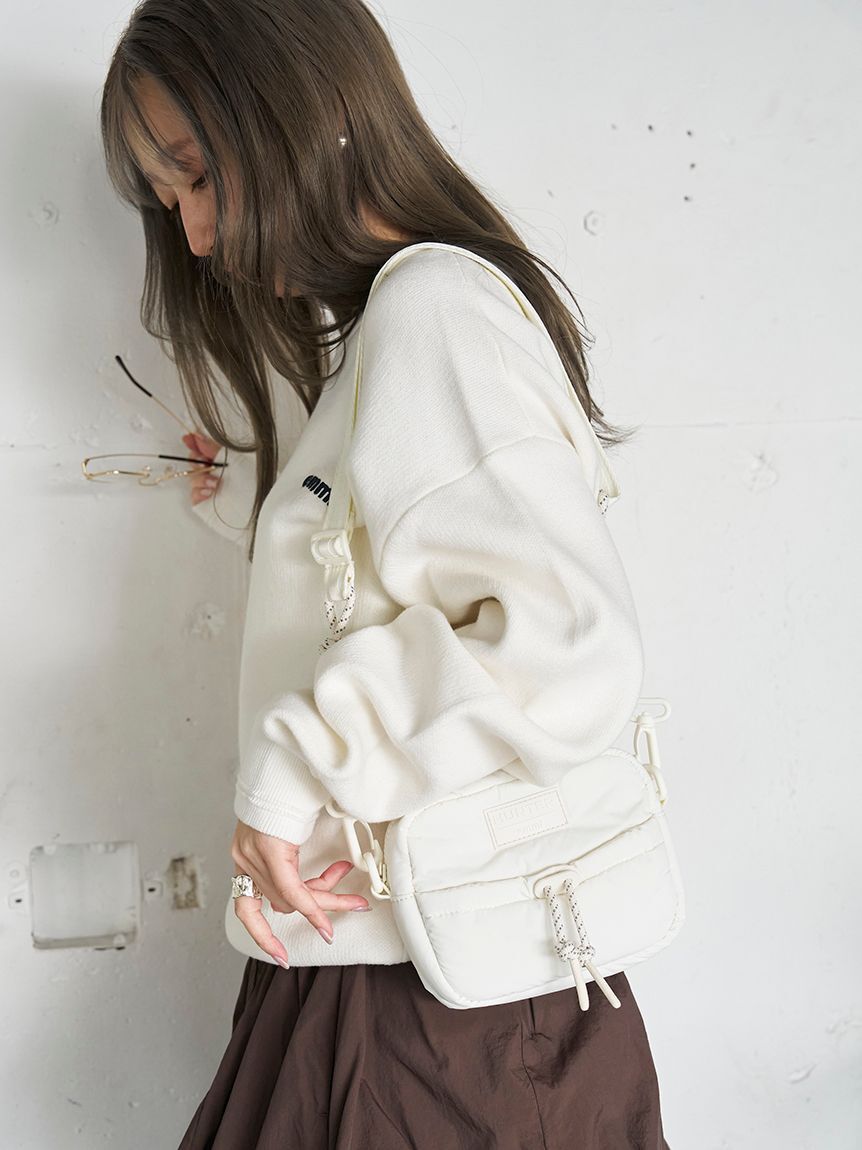 emmi atelier「【ONLINE限定カラーあり】emmiロゴスウェットライクニット」|ニット・セーター|