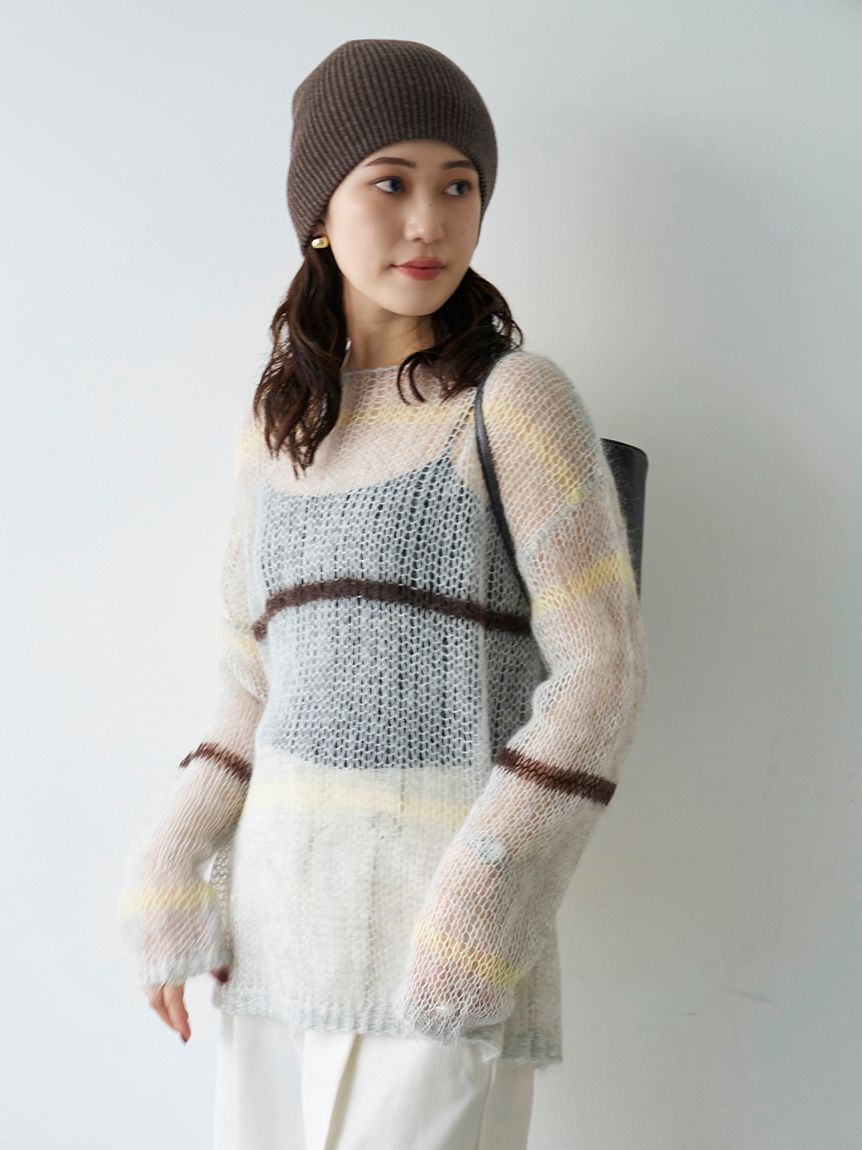 emmi atelier「【ONLINE限定カラーあり】モヘアニットプルオーバー」|ニット・セーター|