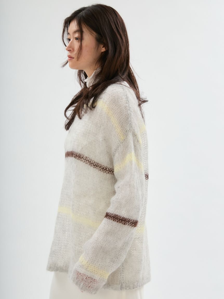 emmi atelier「【ONLINE限定カラーあり】モヘアニットプルオーバー」|ニット・セーター|