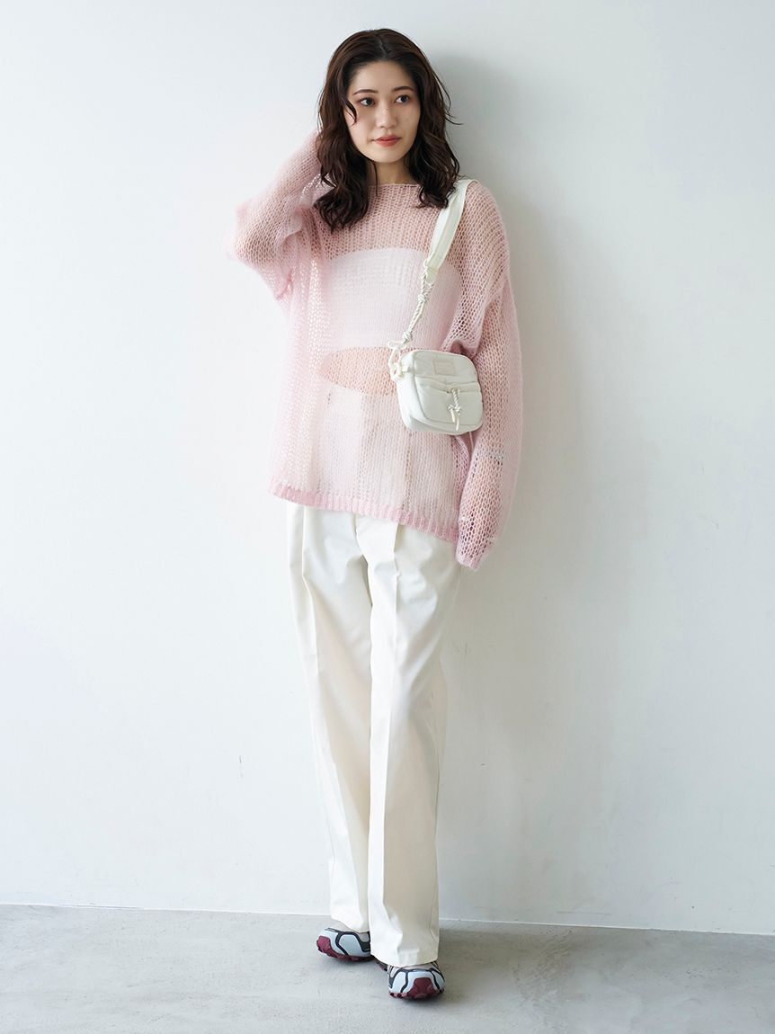 emmi atelier「【ONLINE限定カラーあり】モヘアニットプルオーバー」|ニット・セーター|