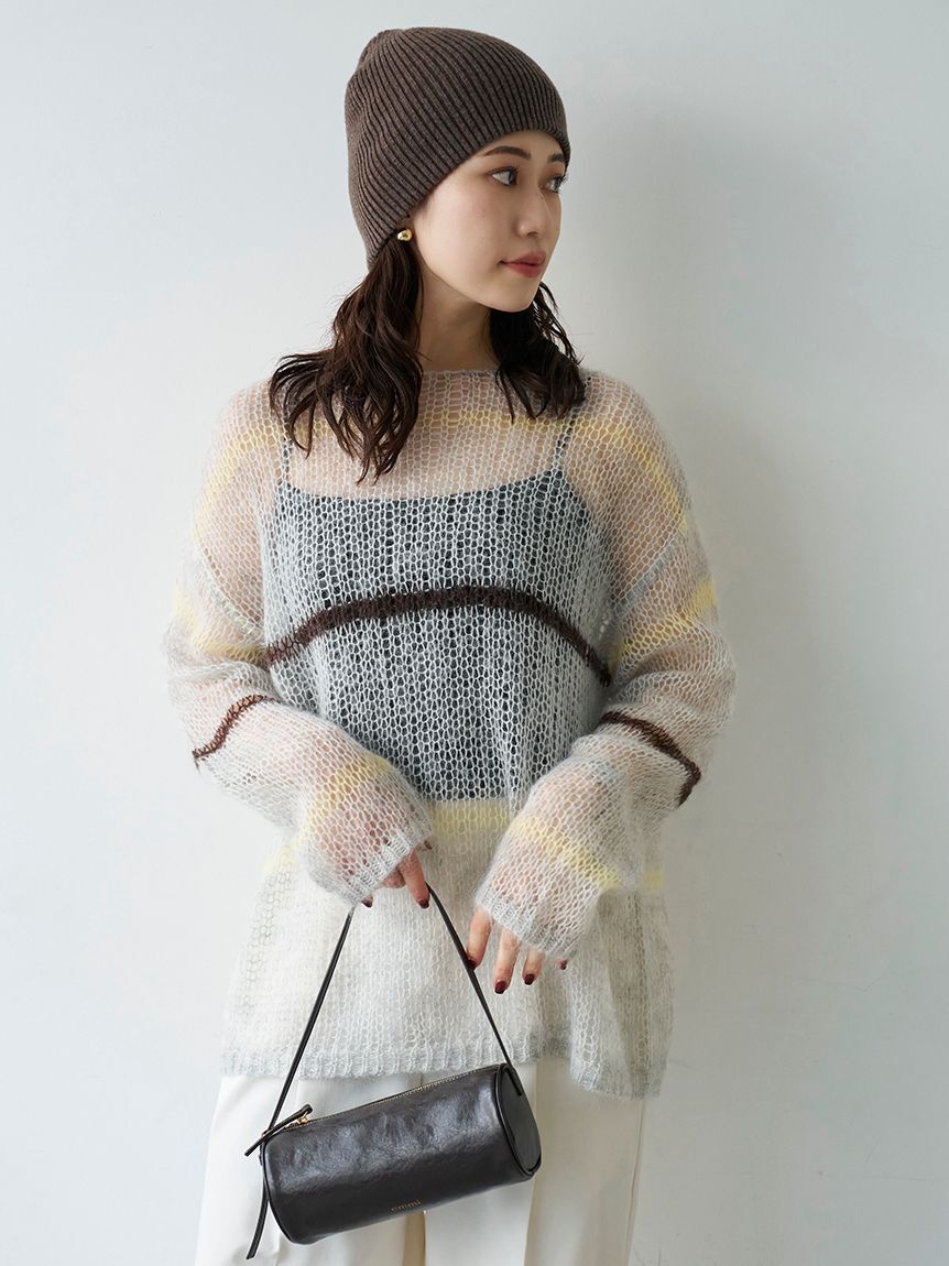 emmi atelier「【ONLINE限定カラーあり】モヘアニットプルオーバー」|ニット・セーター|