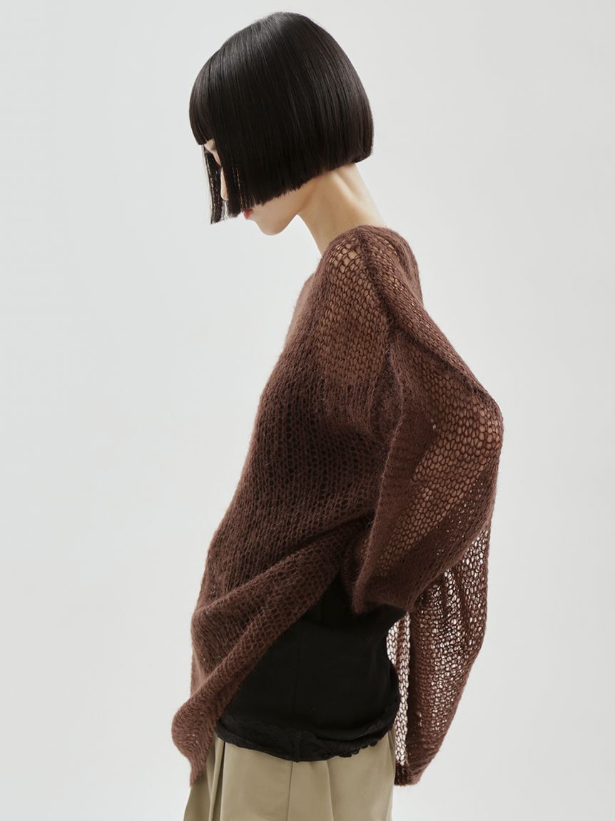 emmi atelier「【ONLINE限定カラーあり】モヘアニットプルオーバー」|ニット・セーター|