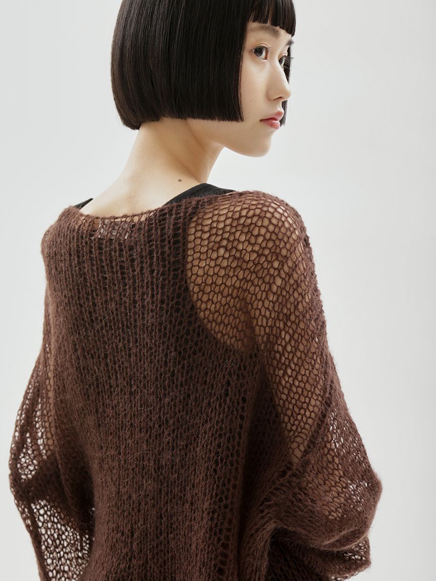 emmi atelier「【ONLINE限定カラーあり】モヘアニットプルオーバー」|ニット・セーター|