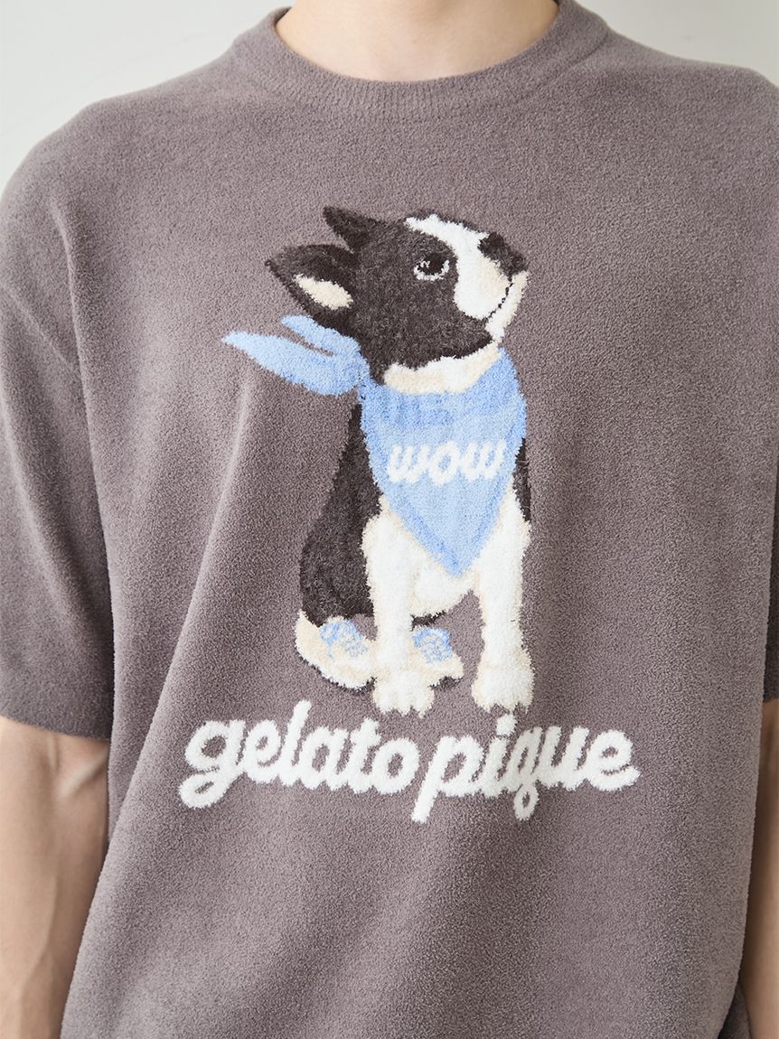 GELATO PIQUE HOMME「【HOMME】エアリーモコボストンテリアジャガードプルオーバー」|プルオーバー|