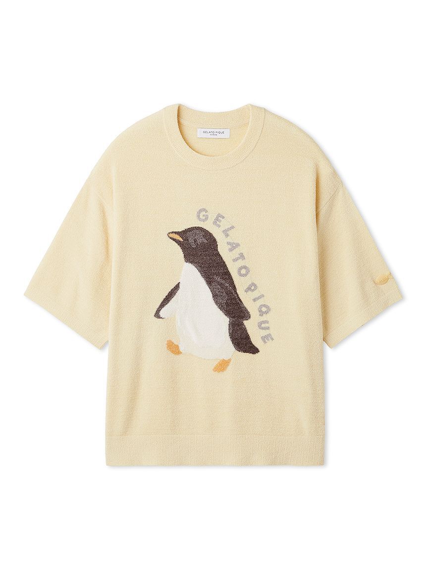 GELATO PIQUE HOMME「【HOMME】【接触冷感】スムーズィーliteシーアニマルジャガードプルオーバー」|プルオーバー|YEL