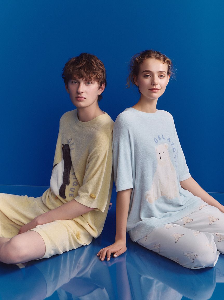 GELATO PIQUE HOMME「【HOMME】【接触冷感】スムーズィーliteシーアニマルジャガードプルオーバー」|プルオーバー|