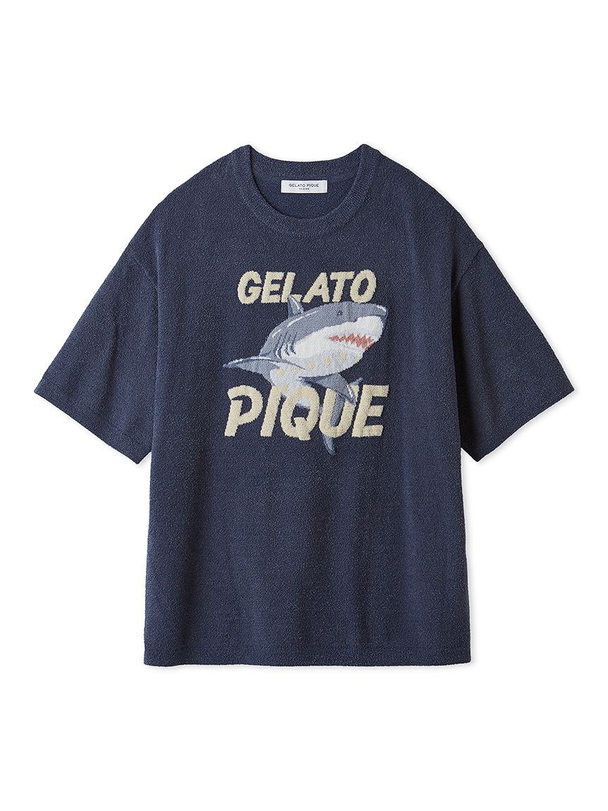 GELATO PIQUE HOMME「【HOMME】【接触冷感】スムーズィーliteクールシャークプルオーバー」|プルオーバー|NVY