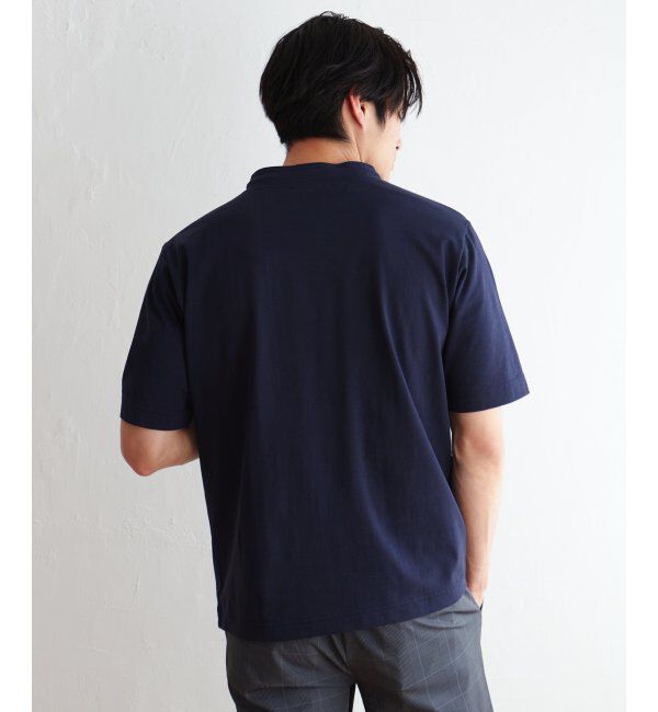 ikka「ヒヤテックルーイカラー5分袖」|Tシャツ・カットソー|