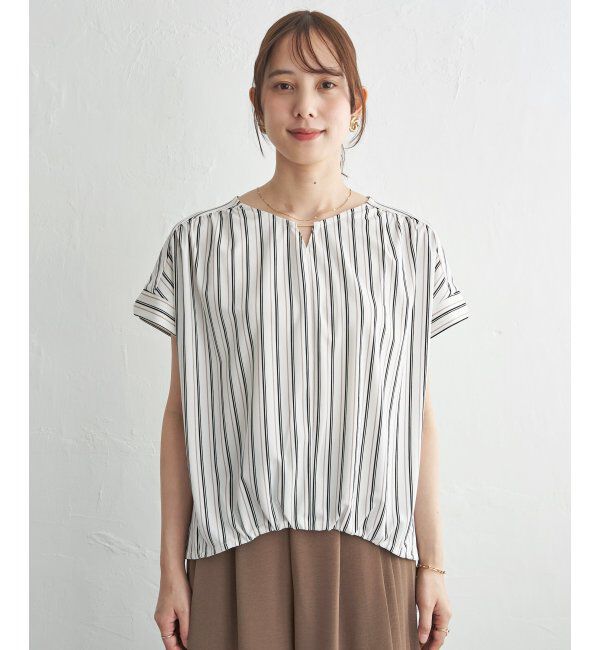 IKKA LOUNGE「【セットアップ対応】GOKU楽冷感半袖プルオーバー」|Tシャツ・カットソー|