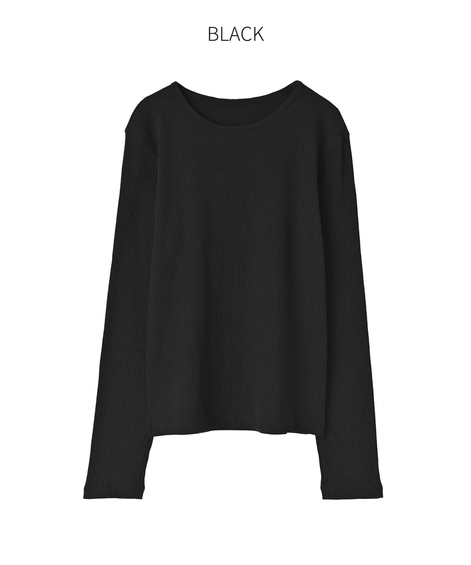 STYLE DELI「中太リブBASIC長袖カットソートップス」|Tシャツ・カットソー|