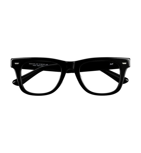  「Zoff｜メガネ｜太縁フレーム 伊達・度付き｜FASHION AUTUMN レンズ交換券付」|メガネ|