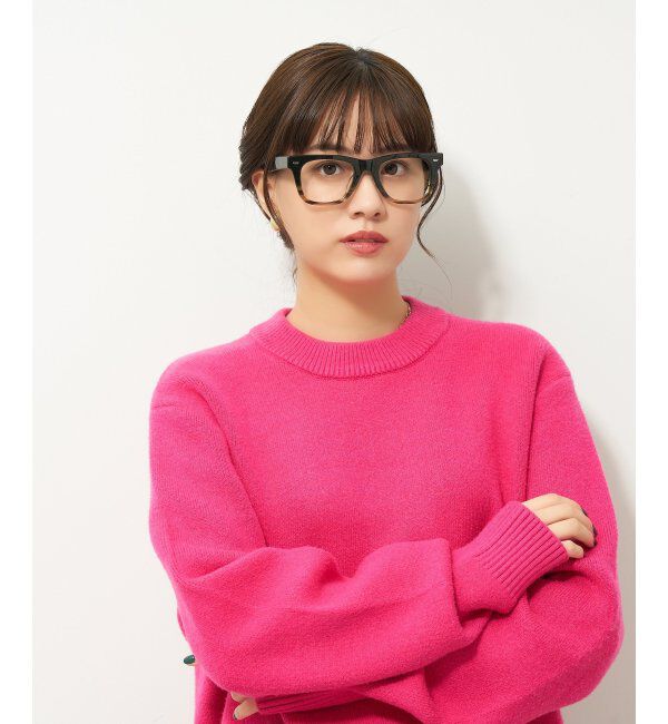  「Zoff｜メガネ｜太縁フレーム 伊達・度付き｜FASHION AUTUMN レンズ交換券付」|メガネ|グリーン