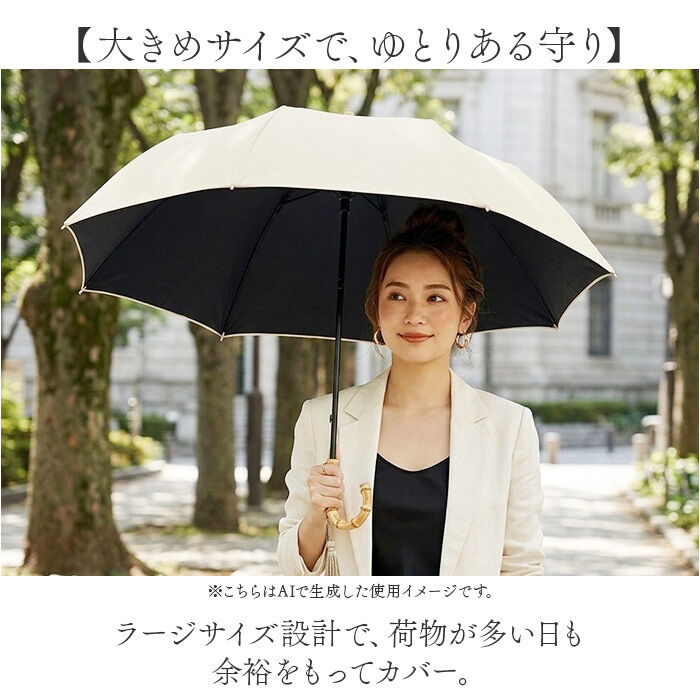 BACKYARD FAMILY「because ビコーズ 日傘 B-096834 通販 晴雨兼用傘 折りたたみ傘 折り畳み傘」|傘|