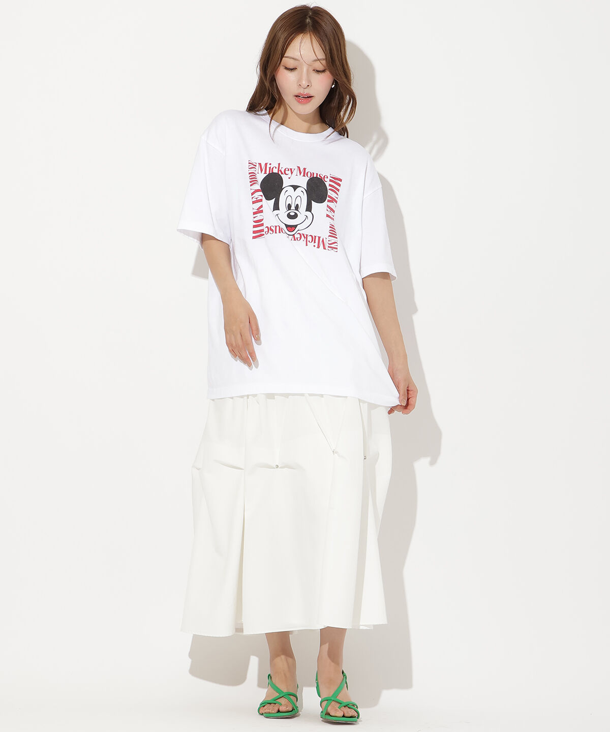 アンドクチュール「オーバーサイズロゴ Tシャツ」|Tシャツ・カットソー|