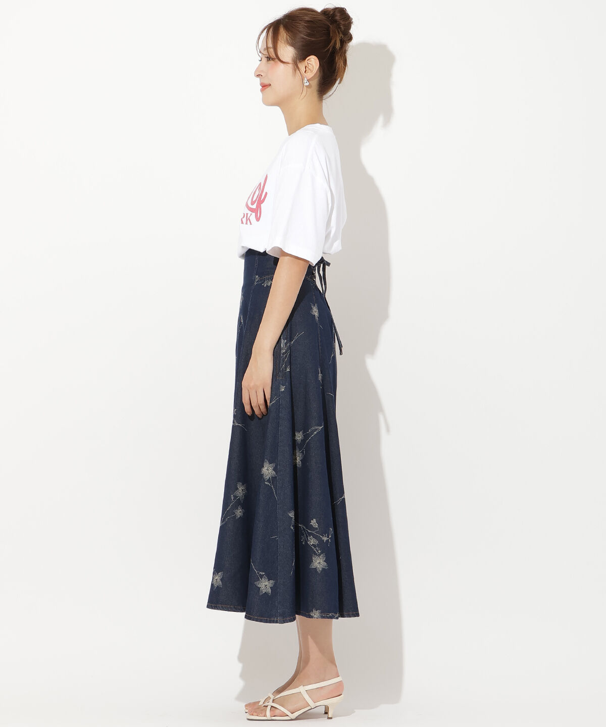 アンドクチュール「オーバーサイズロゴ Tシャツ」|Tシャツ・カットソー|