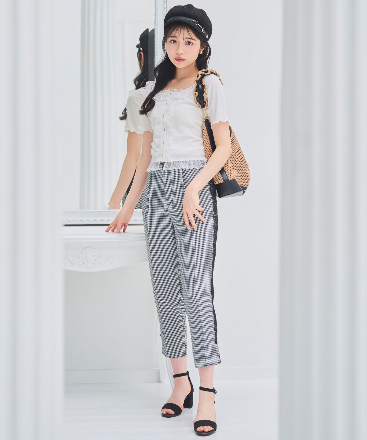 WILLSELECTION「レーストリムテーパードパンツ」|その他|