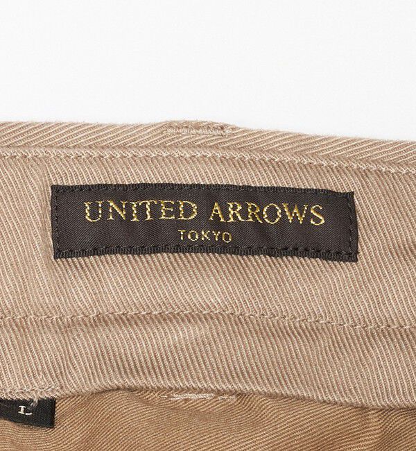 UNITED ARROWS「ツイル 2プリーツ キャロット パンツ」|チノ|
