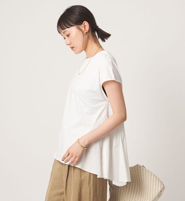 UNITED ARROWS green label relaxing「エアリー ボリューム カットソー 接触冷感」|Tシャツ・カットソー|