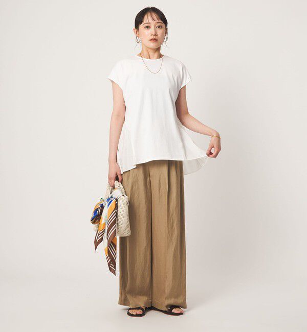 UNITED ARROWS green label relaxing「エアリー ボリューム カットソー 接触冷感」|Tシャツ・カットソー|