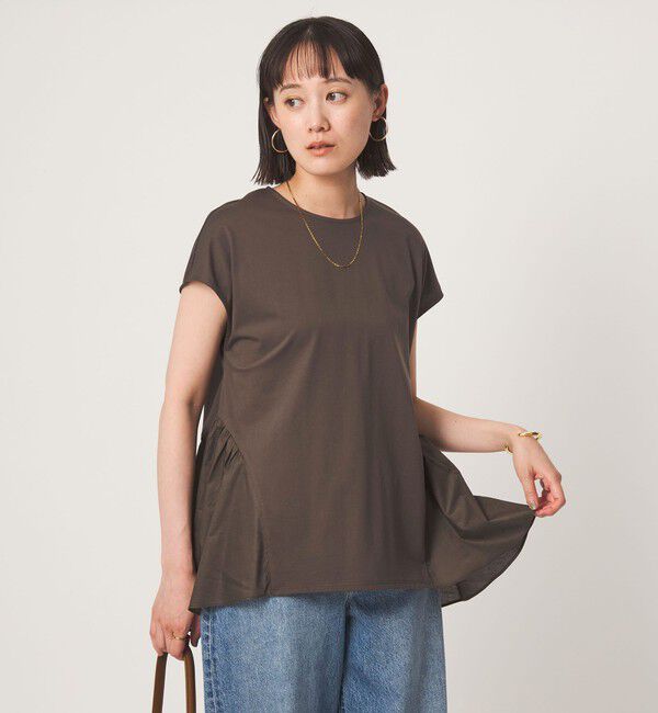 UNITED ARROWS green label relaxing「エアリー ボリューム カットソー 接触冷感」|Tシャツ・カットソー|