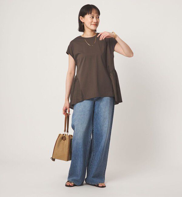 UNITED ARROWS green label relaxing「エアリー ボリューム カットソー 接触冷感」|Tシャツ・カットソー|