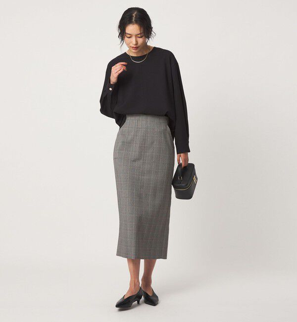 UNITED ARROWS green label relaxing「fleurie(フルリー) バック ボタン プルオーバー ブラウス」|シャツ・ブラウス|