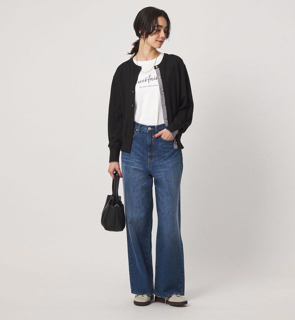 UNITED ARROWS green label relaxing「エブリニット 2WAY クルーネック カーディガン」|カーディガン|