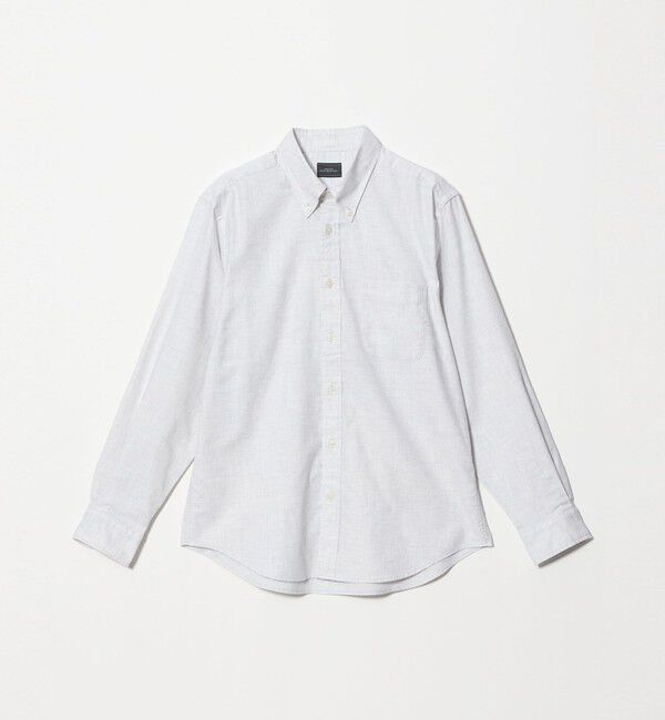 UNITED ARROWS green label relaxing「ナチュラルフィット ビエラボタンダウン 長袖 シャツ」|シャツ・ブラウス|LT.GRAY