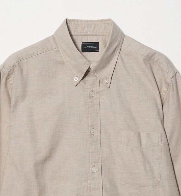 UNITED ARROWS green label relaxing「ナチュラルフィット ビエラボタンダウン 長袖 シャツ」|シャツ・ブラウス|