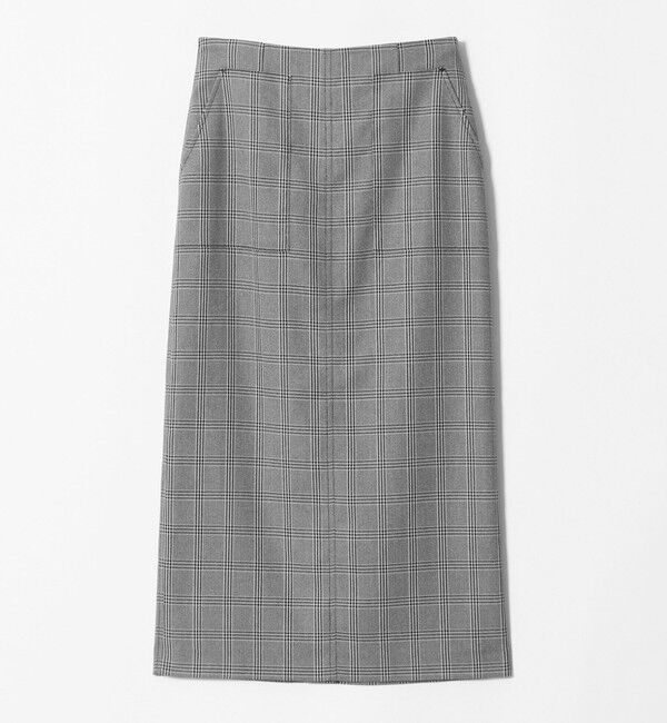 UNITED ARROWS green label relaxing「Daily Chic Iライン スリム スカート ストレッチ」|タイト|