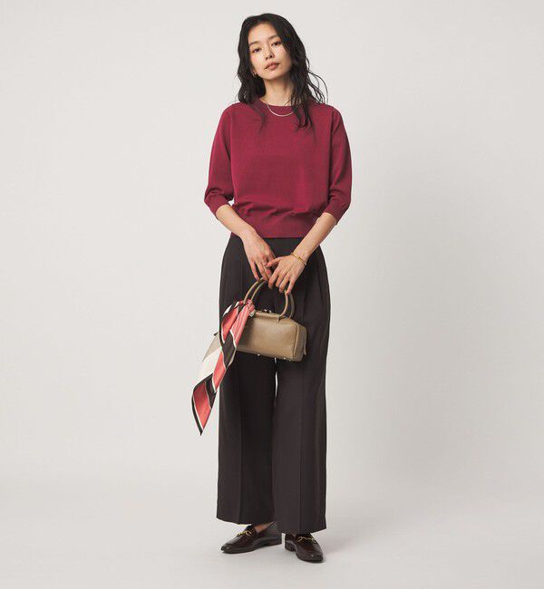 UNITED ARROWS green label relaxing「フォルム スリーブ プルオーバー ニット」|ニット・セーター|