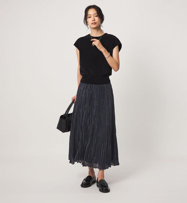 UNITED ARROWS green label relaxing「［size SHORT/TALLあり］ドット プリーツ スカート」|スカート|