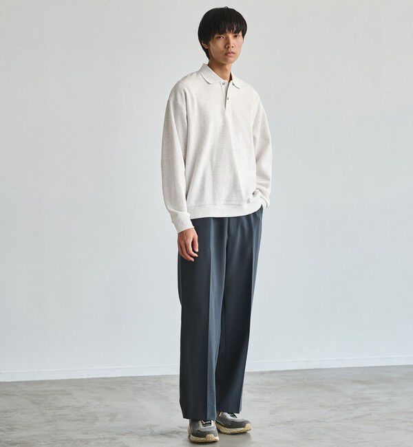 UNITED ARROWS green label relaxing「ワッフル 長袖 ポロシャツ」|ポロシャツ|