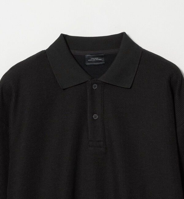 UNITED ARROWS green label relaxing「ワッフル 長袖 ポロシャツ」|ポロシャツ|
