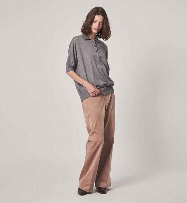 STEVEN ALAN「＜Steven Alan＞オーバーサイズ ポロニット」|ニット・セーター|