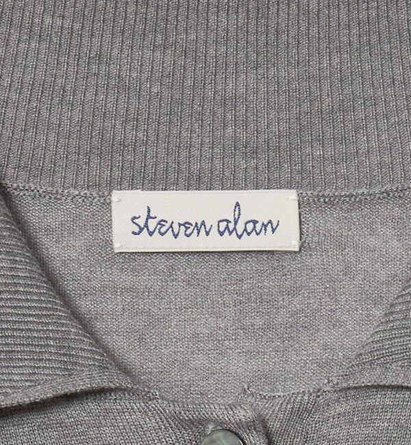 STEVEN ALAN「＜Steven Alan＞オーバーサイズ ポロニット」|ニット・セーター|
