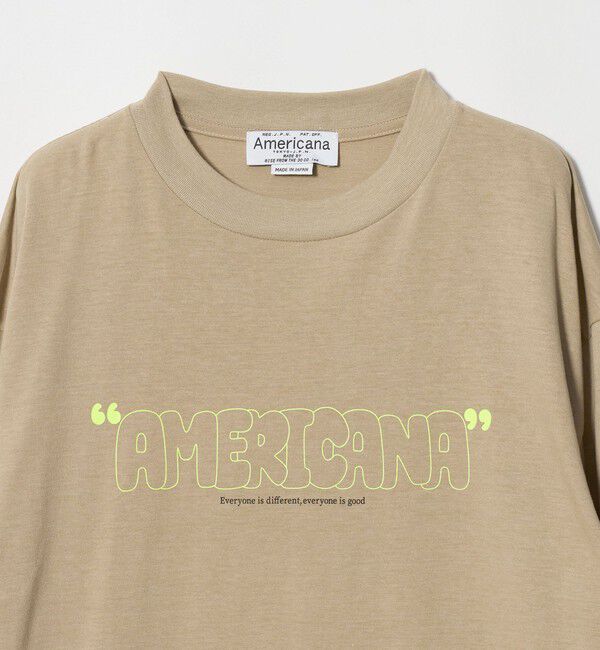BEAUTY&YOUTH UNITED ARROWS「＜Americana＞プリント チュニックTシャツ」|Tシャツ・カットソー|
